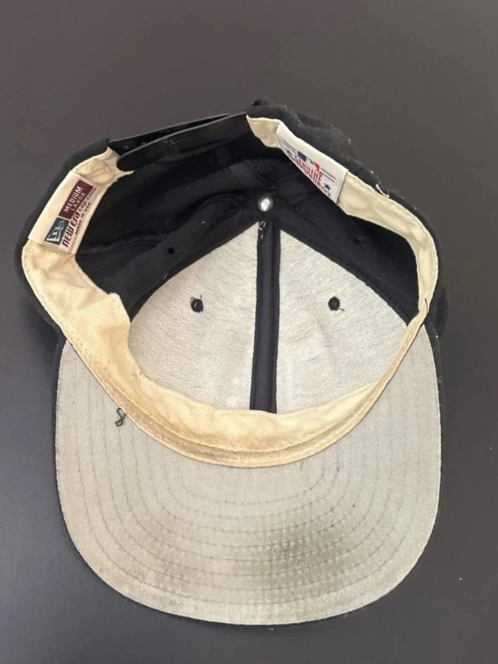 Vintage Tampa Bay Devil Rays New Era Strapback Cap Hat OSFA MLB Made In USA